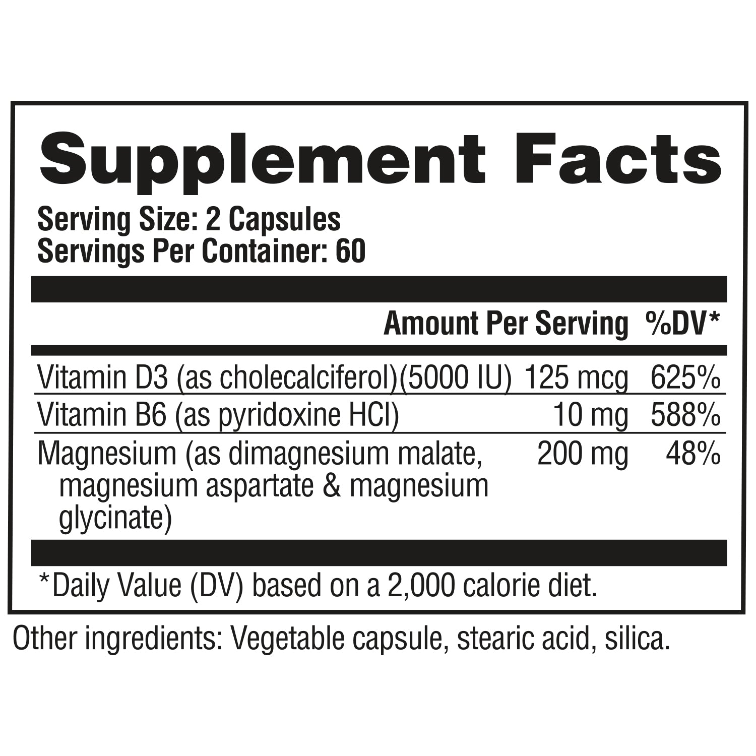 Nitraflex PRO Magnesium - Supplements Facts
