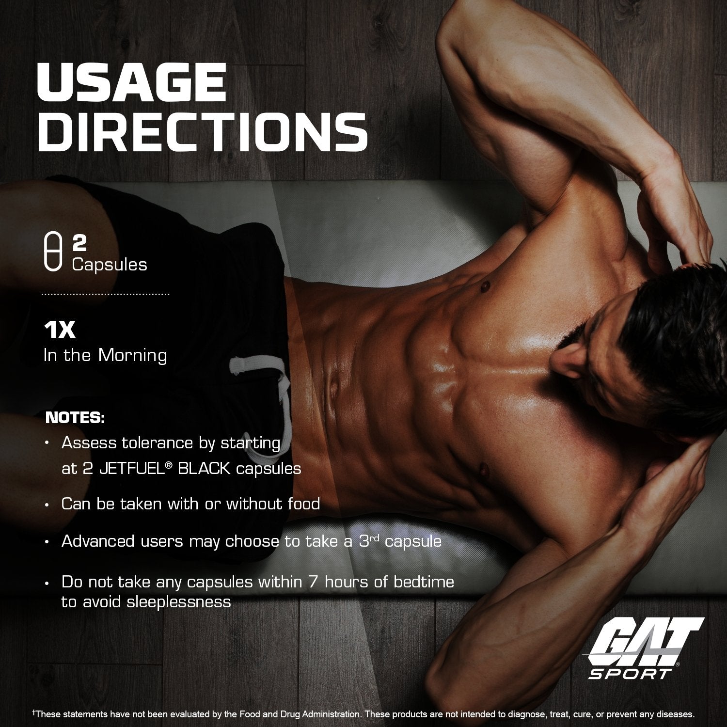 JETFUEL BLACK - usage directions