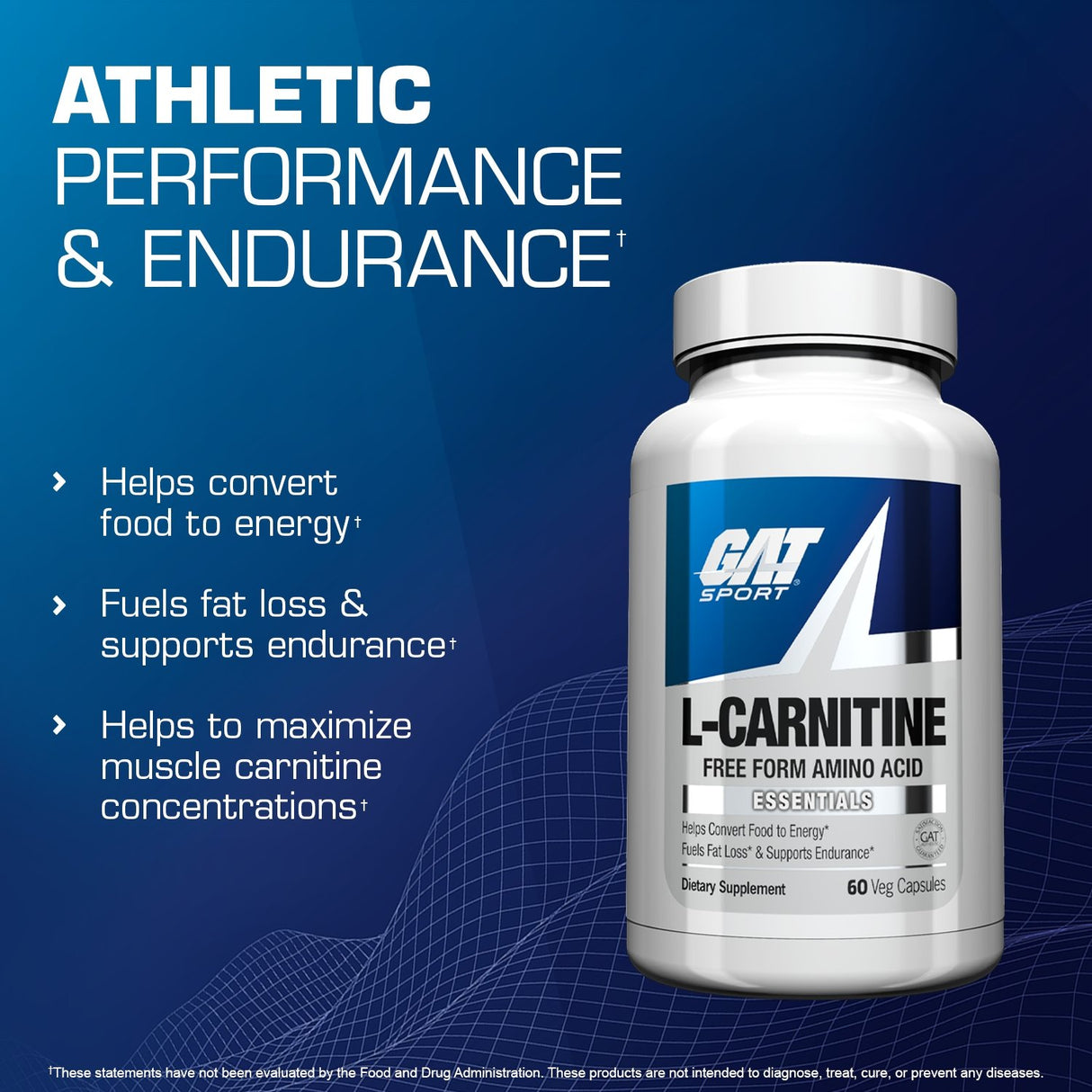 GAT SPORT L-CARNITINE - athletic performance and endurance