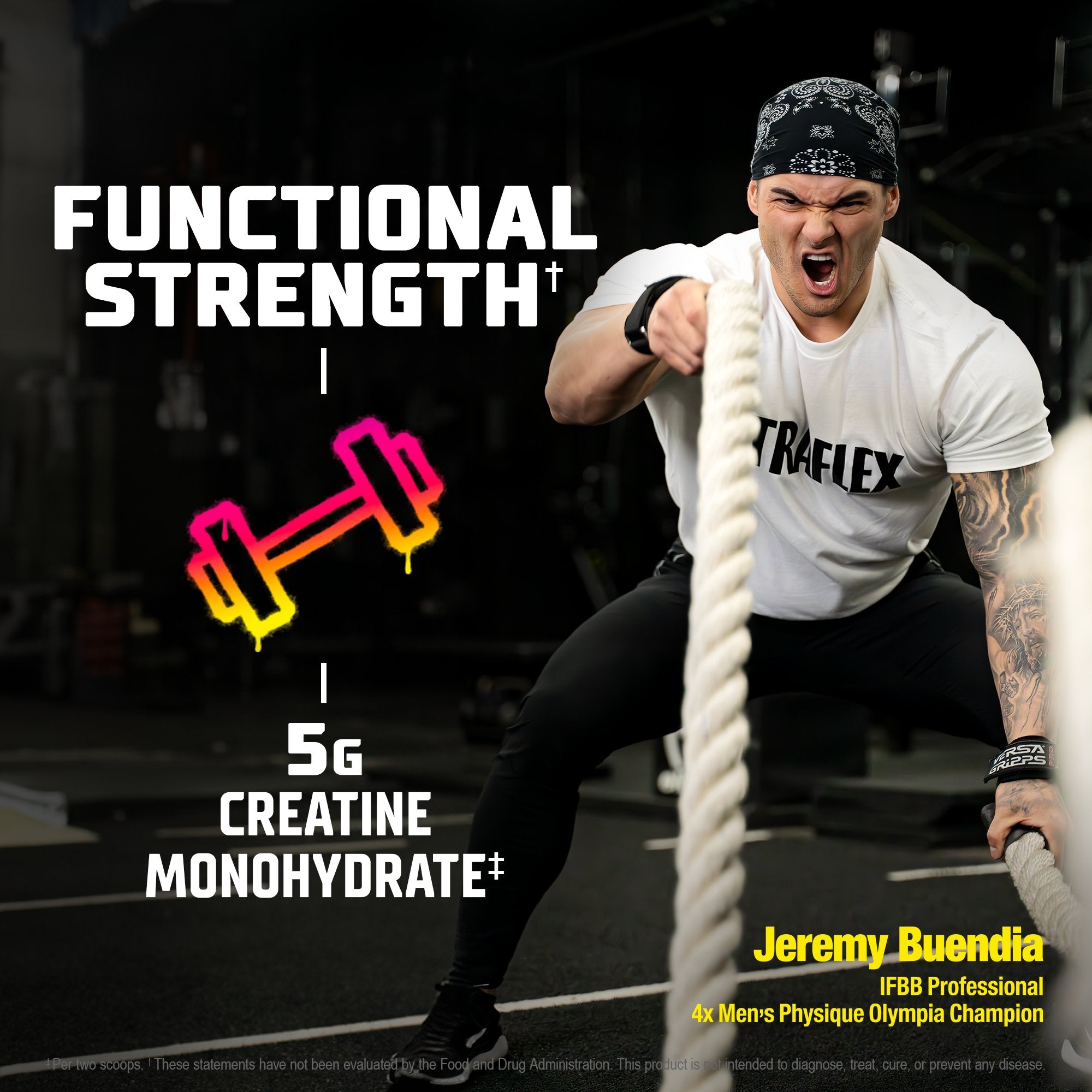 Nitraflex KAOS - Functional Strength, 5G Creatine Monohydrate