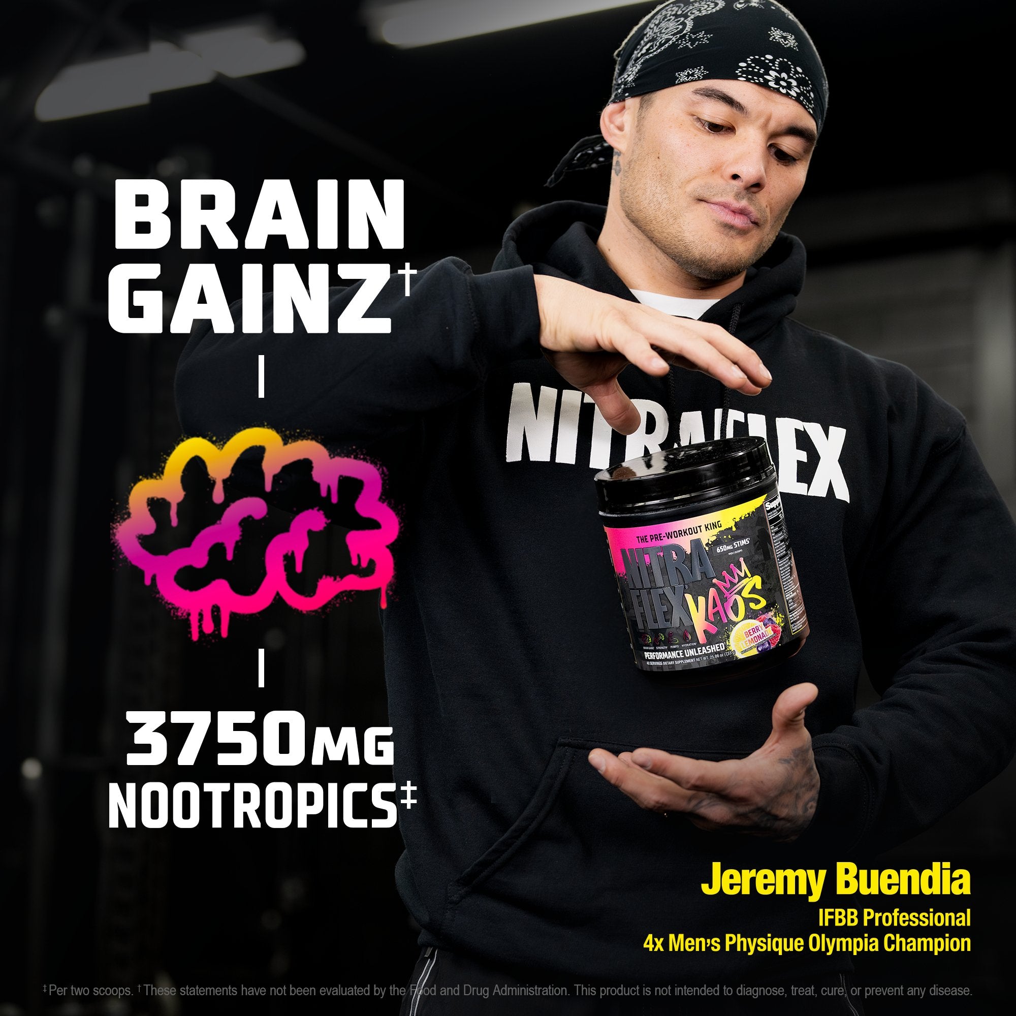 Nitraflex KAOS -Brain Gainz, 3750mg Nootropics