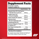 GAT SPORT Testrol Fire - supplement facts