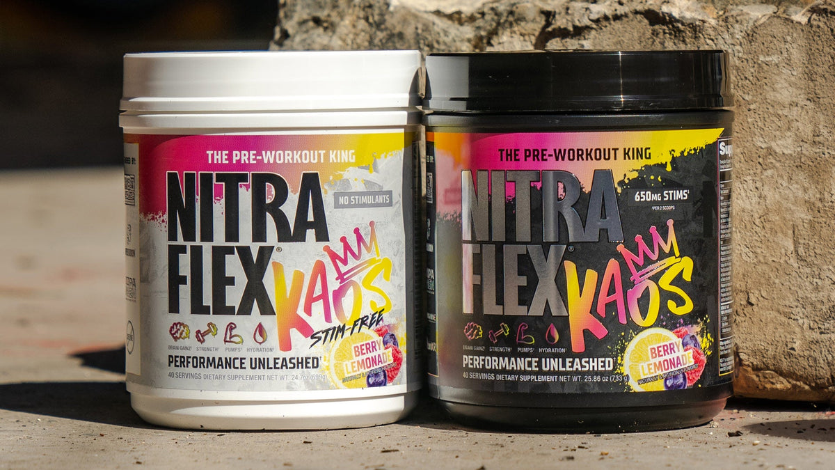 Nitraflex Kaos A Guide to Stim vs. StimFree PreWorkouts GAT SPORT