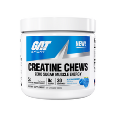 GAT Sport Creatine Chews supplement container on a white background