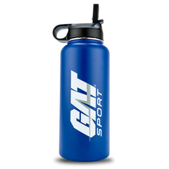 GrandTies 32oz Sports Stainless Steel Water Bottle - Classic Silver