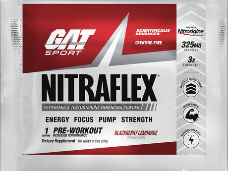 GAT SPORT Nitraflex Pre-Workout Sample - blackberry lemonade