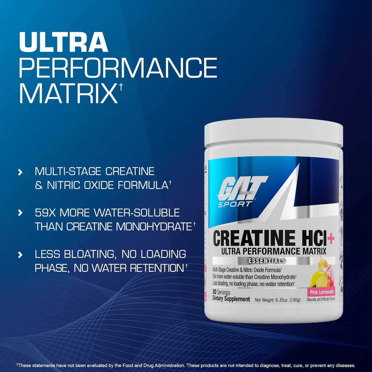 GAT SPORT CREATINE HCI+ N03-T Nitrate Matrix - ultra performance matrix