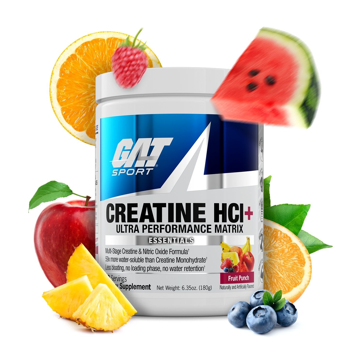  GAT SPORT Creatine Monohydrate Powder, Strength, Brain