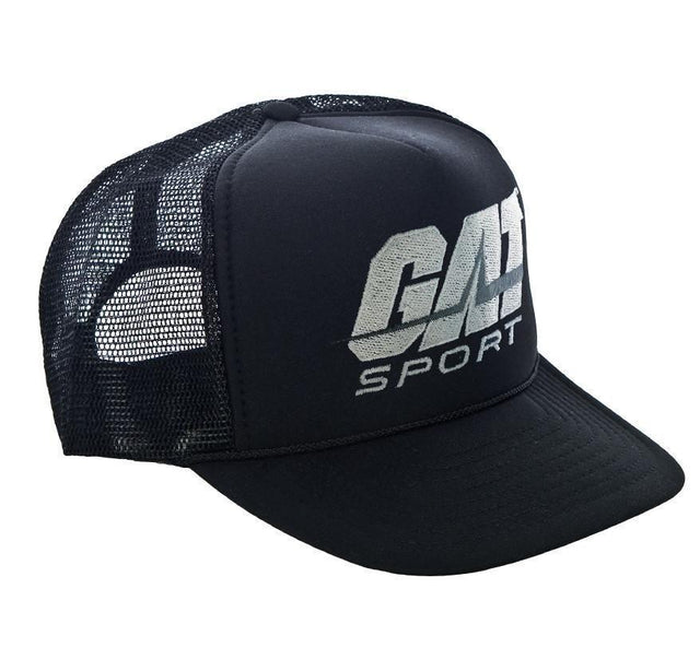 GAT Sport Black Trucker Hat - Black