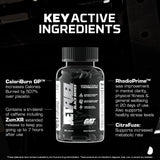 JETFUEL BLACK - key active ingredients