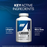 GAT SPORT L-ARGININE - key active ingredients