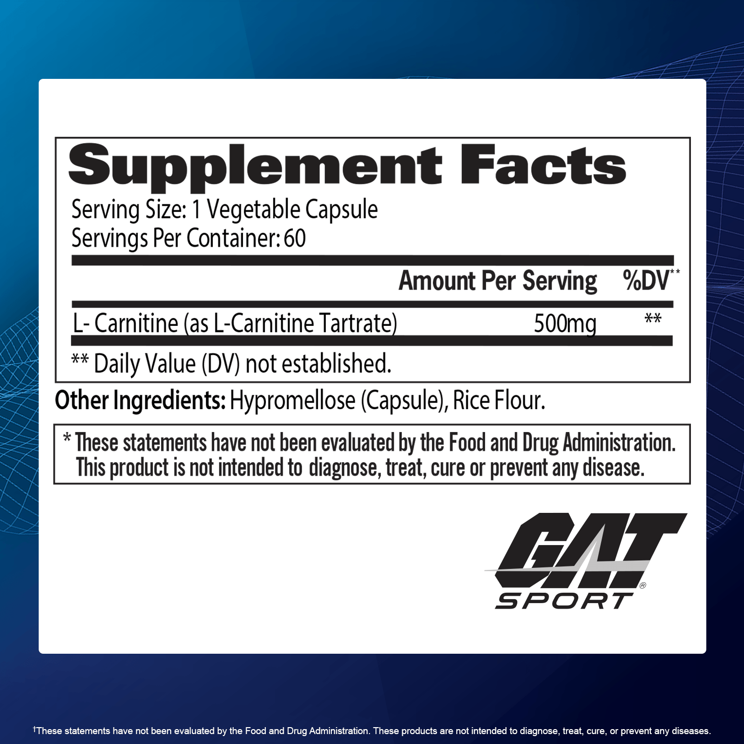 GAT SPORT L-CARNITINE GAT SPORT L-CARNITINE