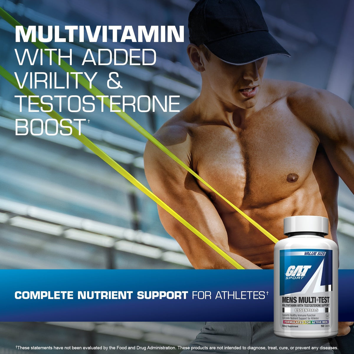 GAT SPORT MENS MULTI+TEST VITAMIN - added ingredients