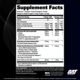 GAT SPORT NITRAFLEX  BLACK - supplement facts