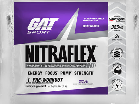 GAT SPORT Nitraflex Pre-Workout Sample - grape