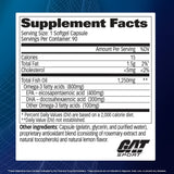 GAT SPORT OMEGA-3 - supplement facts