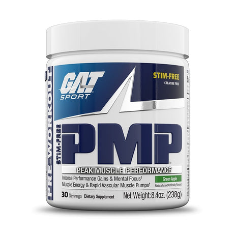 GAT SPORT PMP Pre-Workout - green apple stim-free