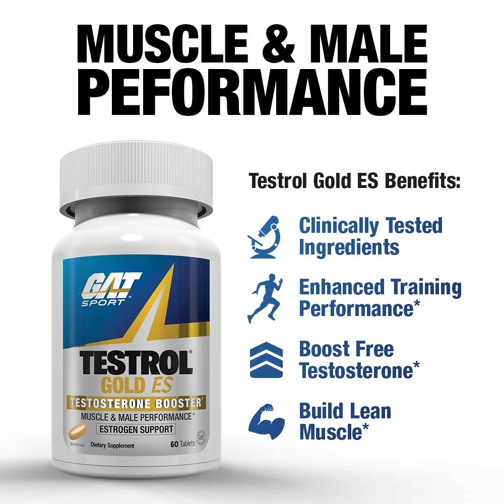 GAT SPORT Testrol Gold ES - rendimiento muscular y masculino #1