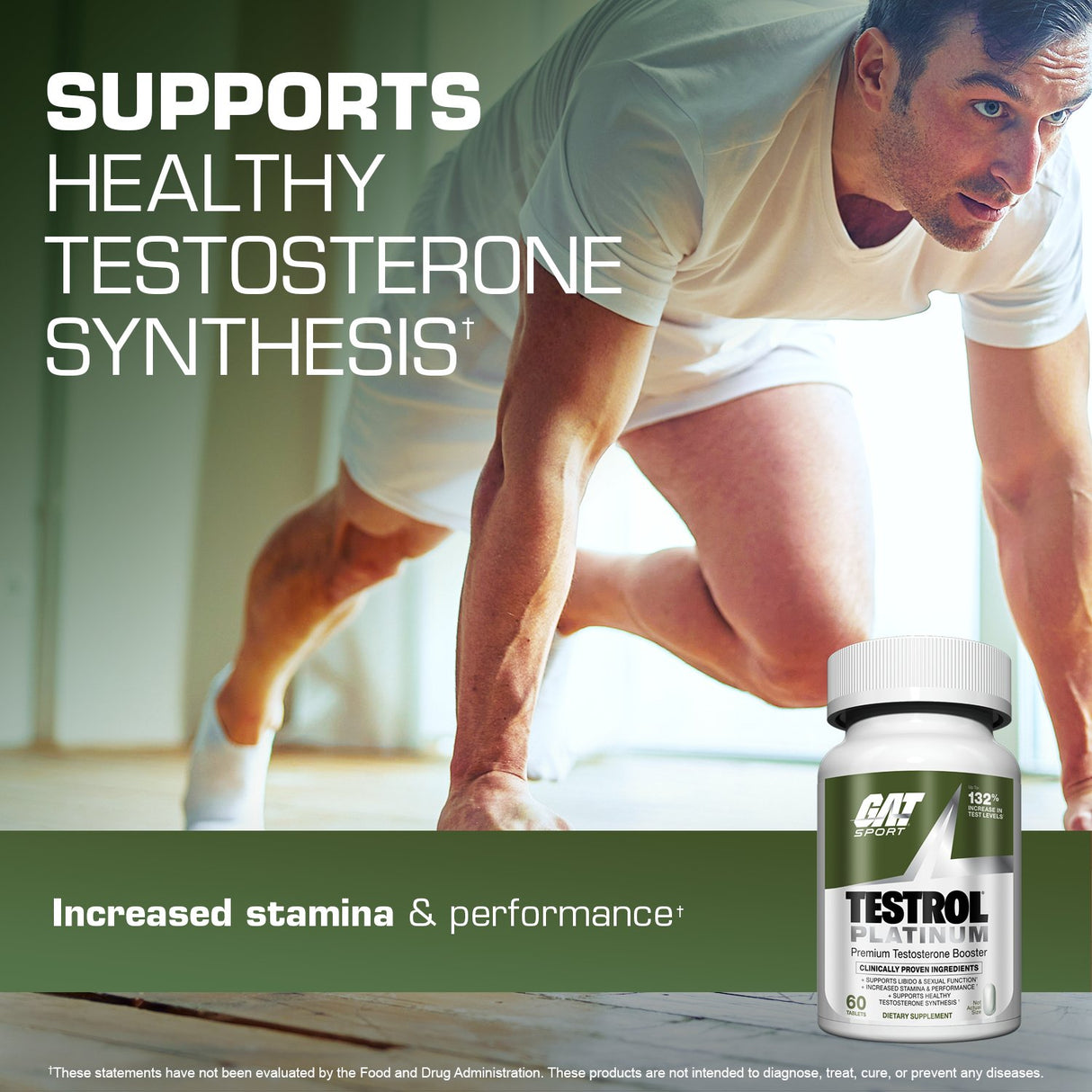 GAT SPORT TESTROL PLATINUM Premium Testosterone Booster