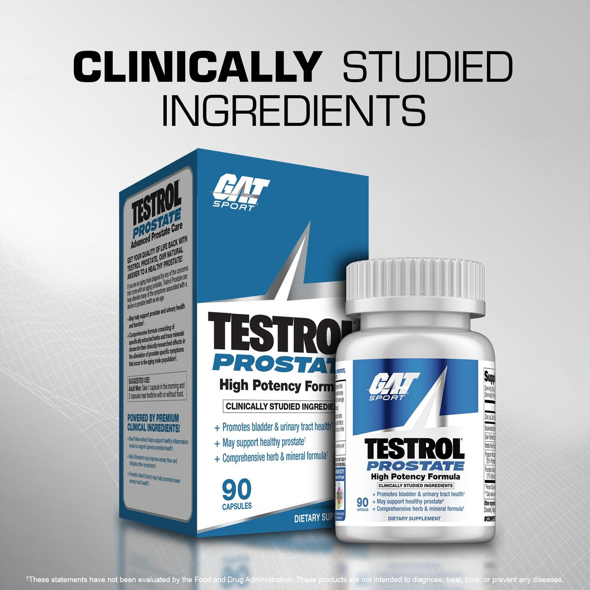 GAT SPORT Testrol Prostate - clinically studied ingredients