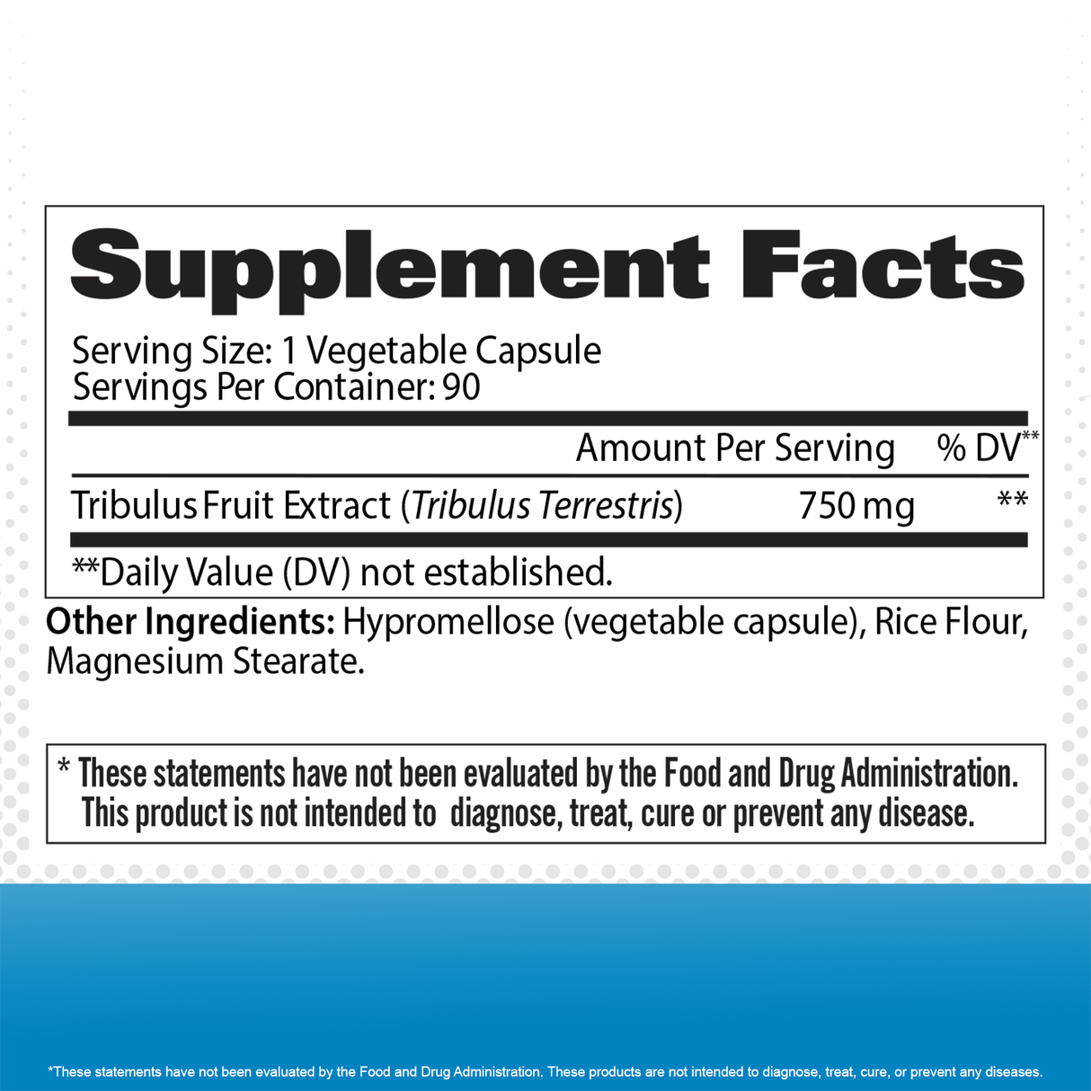 GAT SPORT TRIBULUS - información nutricional